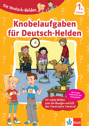 Klett Knobelaufgaben für Deutsch-Helden 1. Klasse - Cover