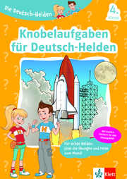 Klett Knobelaufgaben für Deutsch-Helden 4. Klasse