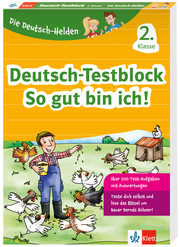 Klett Die Deutsch-Helden: Deutsch-Testblock So gut bin ich! 2. Klasse - Cover