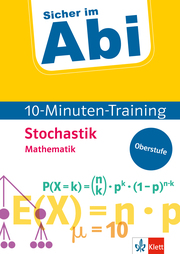 Klett Sicher im Abi 10-Minuten-Training Mathematik Stochastik - Cover