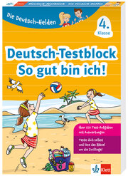 Klett Die Deutsch-Helden: Deutsch-Testblock So gut bin ich! 4. Klasse - Cover