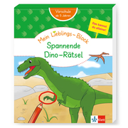 Klett Mein Lieblings-Block Spannende Dino-Rätsel - Cover