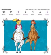 Bibi & Tina: Pferde-Kalender 2025 - Abbildung 1