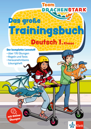 Klett Team Drachenstark: Das große Trainingsbuch Deutsch 1. Klasse - Cover
