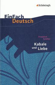 Friedrich Schiller: Kabale und Liebe - Cover