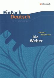 Gerhart Hauptmann: Die Weber - Cover
