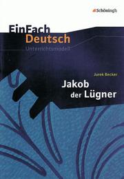 Jurek Becker: Jakob der Lügner - Cover
