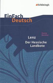 Georg Büchner: Lenz/Der Hessische Landbote - Cover