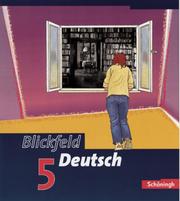 Blickfeld Deutsch - Arbeitsbücher für das Gymnasium (Klassen 5-10) - Cover
