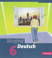 Blickfeld Deutsch - Arbeitsbücher für das Gymnasium (Klassen 5-10) - Cover