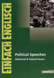 Political Speeches - Cover