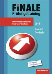 Finale, Prüfungstraining Mittlerer Schulabschluss, Ausgabe 2013, NRW, Rs - Cover