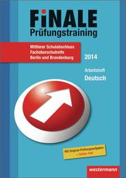Finale, Prüfungstraining Mittlerer Schulabschluss, Ausgabe 2014, B, Rs - Cover