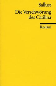 Die Verschwörung des Catilina - Cover