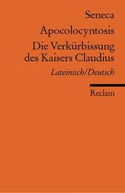 Apolococyntosis/Die Verkürbissung des Kaisers Claudius - Cover