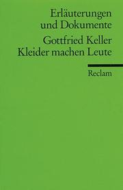 Gottfried Keller, Kleider machen Leute - Cover