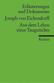 Joseph von Eichendorff, Aus dem Leben eines Taugenichts