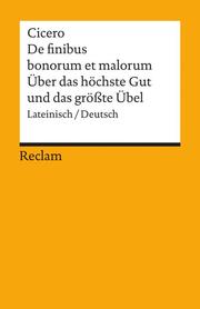 De finibus bonorom et malorum/Über das höchste Gut und das größte Übel - Cover