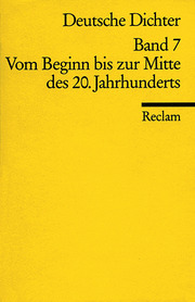 Deutsche Dichter 7 - Cover