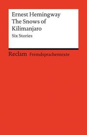 The Snows of Kilimanjaro. Six Stories - Cover