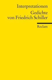 Gedichte von Friedrich Schiller - Cover