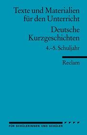 Deutsche Kurzgeschichten - Cover