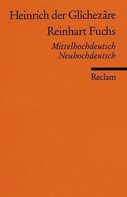 Heinrich der Glichezare: Reinhart Fuchs