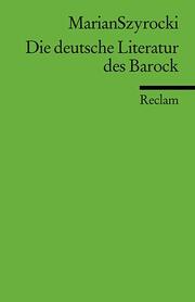 Die deutsche Literatur des Barock - Cover