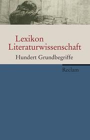 Lexikon Literaturwissenschaft - Cover