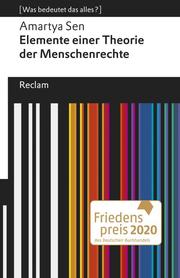 Elemente einer Theorie der Menschenrechte. - Cover