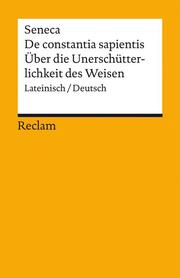 De constantia sapientis / Über die Unerschütterlichkeit des Weisen. - Cover