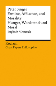 Famine, Affluence, and Morality / Hunger, Reichtum und Moral. - Cover