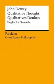 Qualitative Thought / Qualitatives Denken - Cover