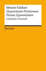 Quaestiones Parisienses / Pariser Quaestionen - Cover