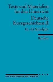 Deutsche Kurzgeschichten II - Cover