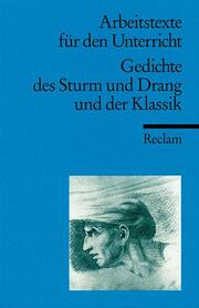 Gedichte des Sturm und Drang und der Klassik - Cover