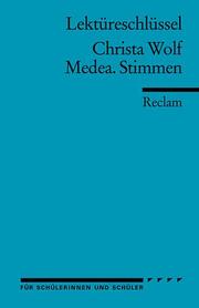 Lektüreschlüssel zu Christa Wolf: Medea. Stimmen - Cover