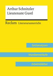 Arthur Schnitzler: Lieutenant Gustl (Lehrerband). - Cover