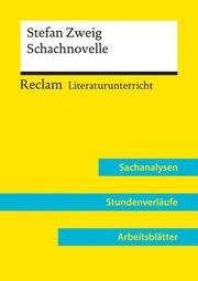 Stefan Zweig: Schachnovelle (Lehrerband). - Cover