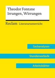 Theodor Fontane: Irrungen, Wirrungen (Lehrerband). - Cover