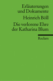 Heinrich Böll: Die verlorene Ehre der Katharina Blum - Cover