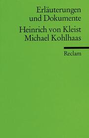 Heinrich von Kleist, Michael Kohlhaas
