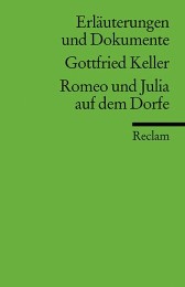 Gottfried Keller, Romeo und Julia auf dem Dorfe - Cover