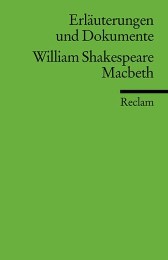 William Shakespeare, Macbeth - Cover