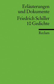 Friedrich Schiller, 10 Gedichte - Cover