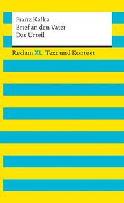 Brief an den Vater / Das Urteil. Textausgabe mit Kommentar und Materialien - Cover