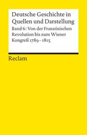 Deutsche Geschichte in Quellen und Darstellung 6 - Cover