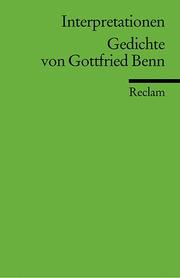 Gedichte von Gottfried Benn - Cover