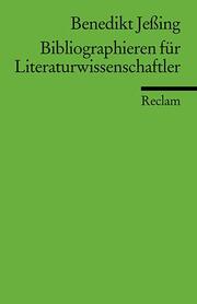 Bibliographieren für Literaturwissenschaftler - Cover