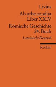 Ab urbe condita, Liber XXIV/Römische Geschichte, 24.Buch - Cover